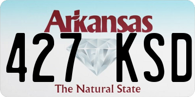 AR license plate 427KSD