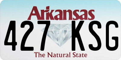 AR license plate 427KSG