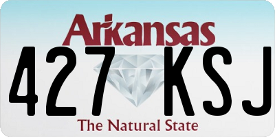 AR license plate 427KSJ
