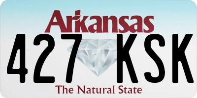 AR license plate 427KSK