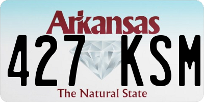 AR license plate 427KSM