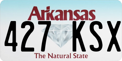 AR license plate 427KSX
