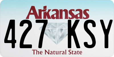 AR license plate 427KSY