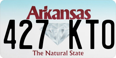 AR license plate 427KTO