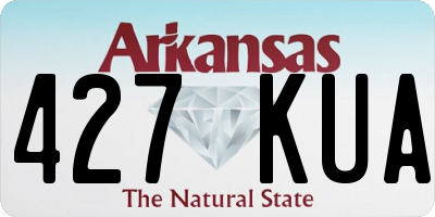 AR license plate 427KUA