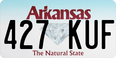 AR license plate 427KUF