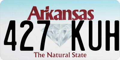 AR license plate 427KUH