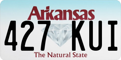 AR license plate 427KUI