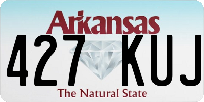 AR license plate 427KUJ