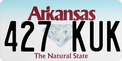 AR license plate 427KUK
