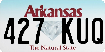 AR license plate 427KUQ
