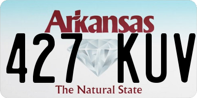 AR license plate 427KUV