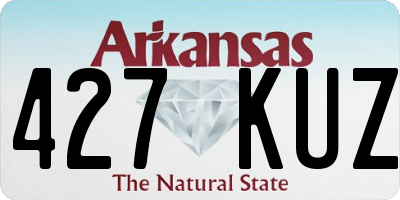 AR license plate 427KUZ
