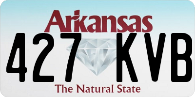 AR license plate 427KVB