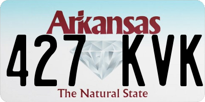 AR license plate 427KVK