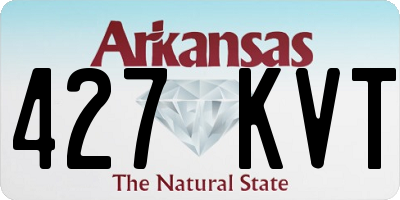 AR license plate 427KVT