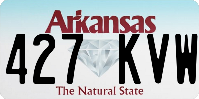 AR license plate 427KVW