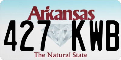 AR license plate 427KWB