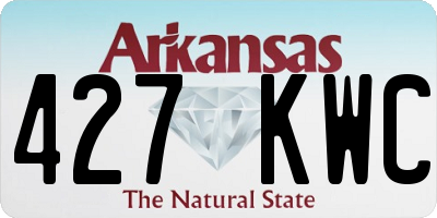 AR license plate 427KWC