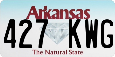 AR license plate 427KWG