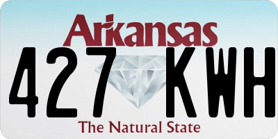 AR license plate 427KWH