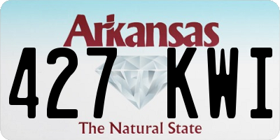AR license plate 427KWI