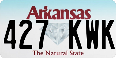AR license plate 427KWK