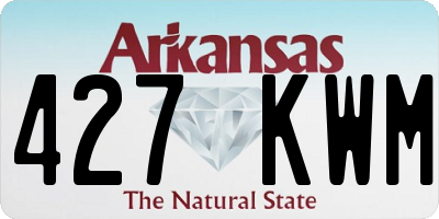 AR license plate 427KWM
