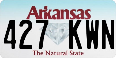 AR license plate 427KWN