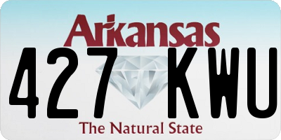 AR license plate 427KWU