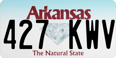 AR license plate 427KWV