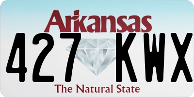 AR license plate 427KWX