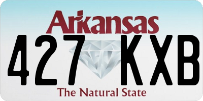 AR license plate 427KXB
