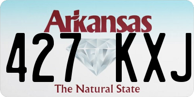 AR license plate 427KXJ