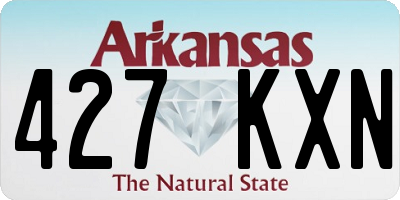 AR license plate 427KXN