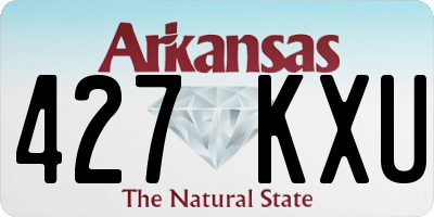AR license plate 427KXU