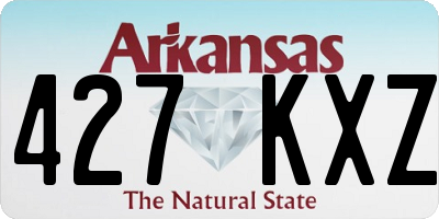 AR license plate 427KXZ