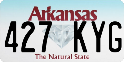 AR license plate 427KYG