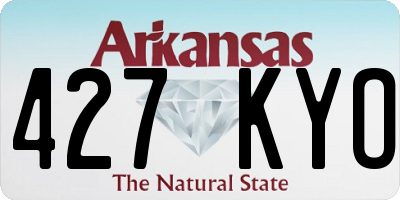 AR license plate 427KYO