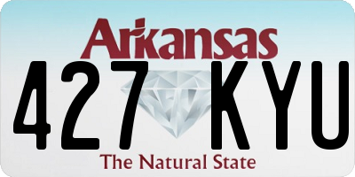 AR license plate 427KYU
