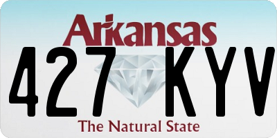 AR license plate 427KYV