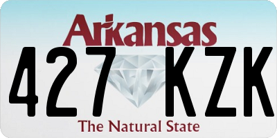 AR license plate 427KZK
