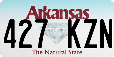 AR license plate 427KZN