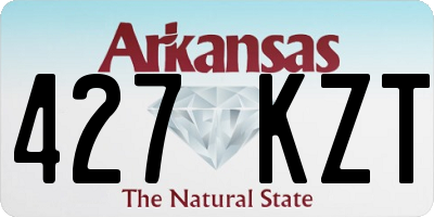 AR license plate 427KZT