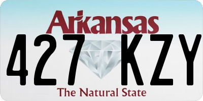 AR license plate 427KZY