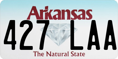 AR license plate 427LAA