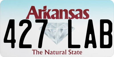 AR license plate 427LAB