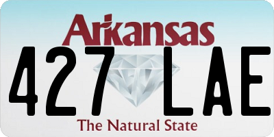 AR license plate 427LAE
