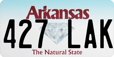 AR license plate 427LAK