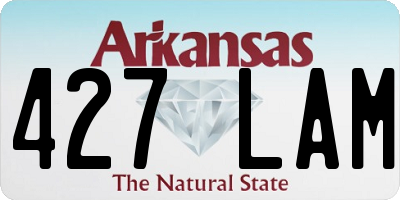 AR license plate 427LAM